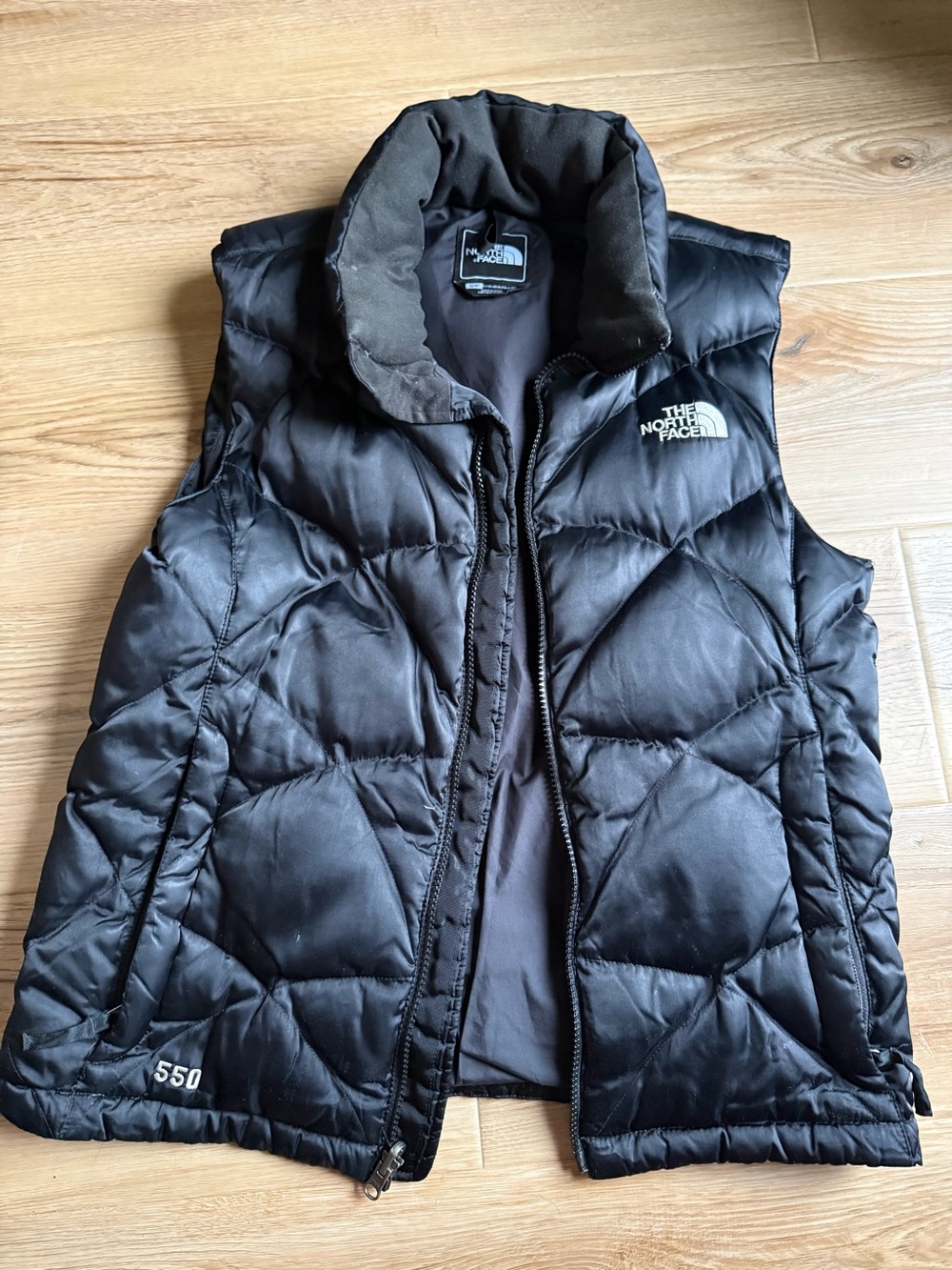 The North Face Black Quilted Down Vest